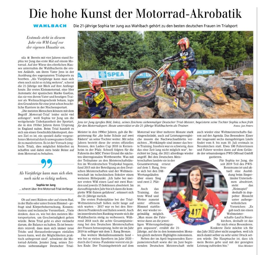 Die hohe Kunst der Motorrad-Akrobatik